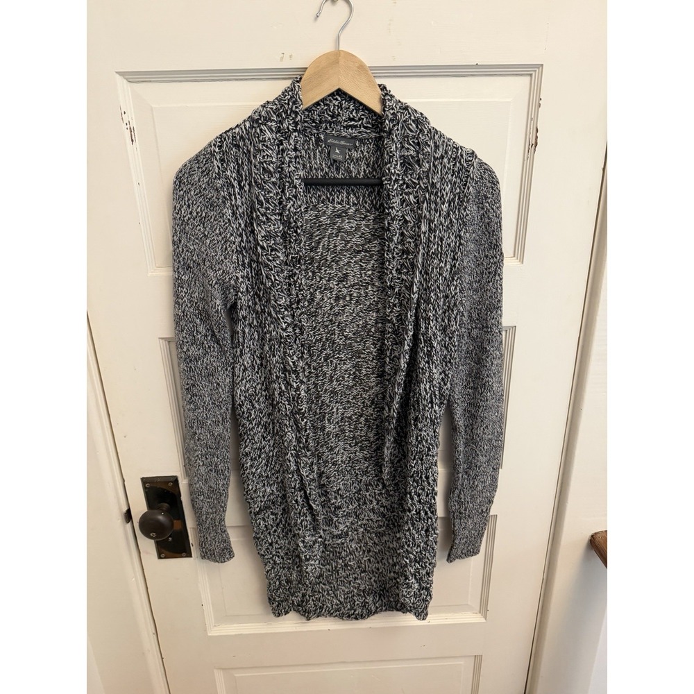 Eddie Bauer Open Cardigan Sweater Women's Size Large L Knit